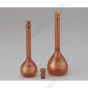 透明ズリメスフラスコ　１０ｍｌ　茶 [6-244-02]