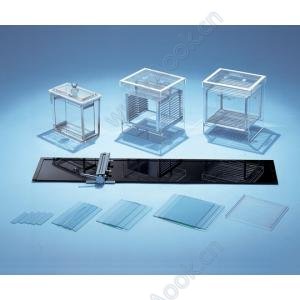 吸着剤塗布用硝子板　１００−２ｄ　１０入 [2-282-11]