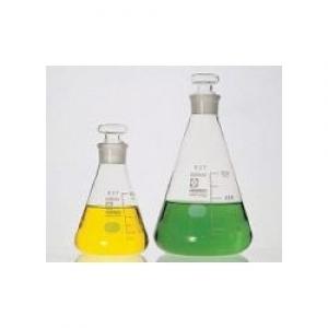 共通すり合わせ共栓三角フラスコ　目安目盛付　３００ｍＬ　栓２７ 010330-3001