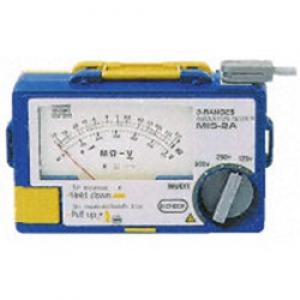 絶縁抵抗計　アナログ　１２５Ｖ　２５０Ｖ　１０００Ｖ MIS-3A