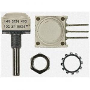 ポテンショメータ　シングル　単回転　導電プラ　０．５Ｗ　１０ＫΩ　直線 484-9102P