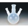 ＰＦＡ丸底フラスコ　三ツ口　５００ｍｌ [1-6665-02]