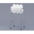 带扁平龙头的倾斜式瓶架ヘンペイ活栓付瓶用傾斜スタンドRACK FOR BOTTLE