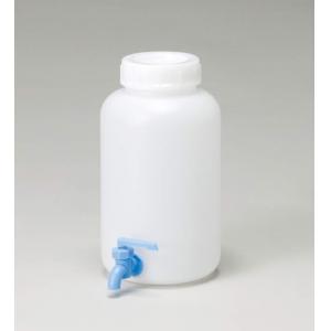 ポリエチレン製広口下口試薬瓶 |||１０Ｌ　白  