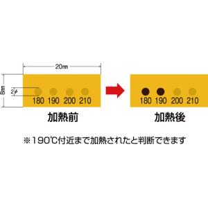真空用サーモラベル |||ＶＬ－１８０　１０枚入  