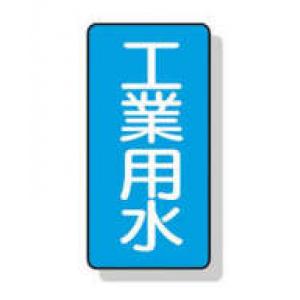 配管識別ステッカー小　１０枚入 |||ＡＳＴ１－２　工業用水  