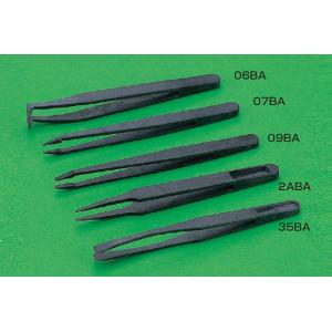 プラスチックピンセット |||導電（黒）　ＵＳ－３５ＢＡ  