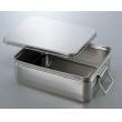 不锈钢盆（带把手）ステン蓋付バット（手付き）TRAY SUS
