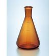 透明摺合せ三角フラスコ　茶色 |||１０００ｍｌ　栓２９／４２  