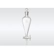 三商分液ロートスキーブ型５０ｍｌ |||透明摺合せ玉栓　テフロンコック  