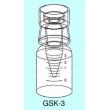 ガスクロスタンダードカプセル |||ＧＳＫ－３　白　（桐山）  