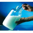柴田　ねじ口瓶広口ＧＬＳ－８０ |||１００００ｍｌ　青キャップ付  