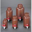 ポリ広口茶色瓶　ケミカルコック付 |||１０Ｌ  